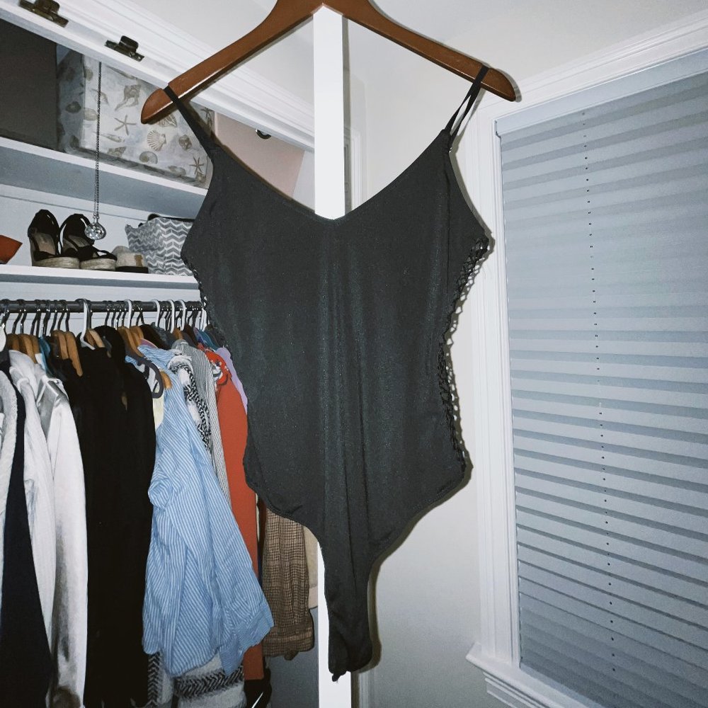 Victoria + Sophia Boutique Bodysuit in Black